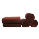 Serviette éponge chocolat - 100% Coton 