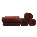 Serviette éponge chocolat - 100% Coton 
