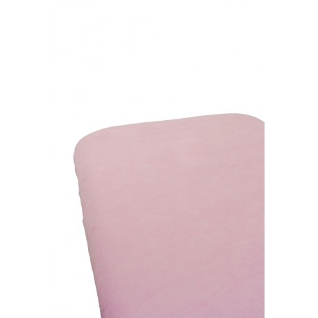 Housse de table de massage - Rose Poudré - éponge bouclette extensible – 3 Tailles